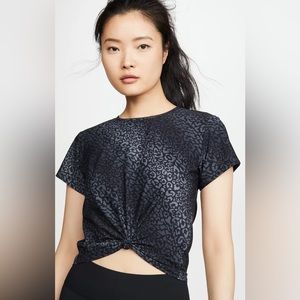 All Access Studio Knot Front Short Sleeve Tee